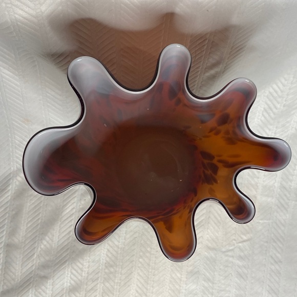 CYS Excel glassware hand blown glass art vase. - Picture 3 of 8